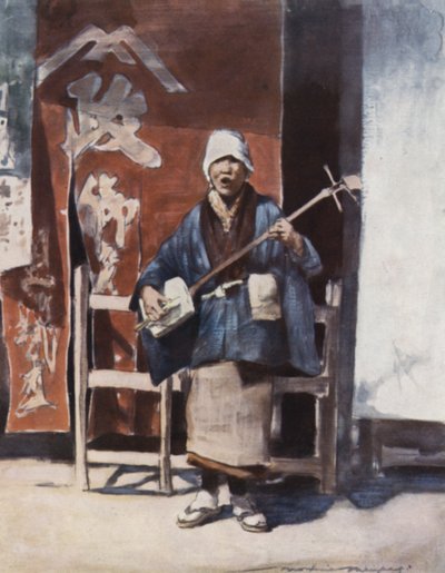A Blind Beggar by Mortimer Ludington Menpes